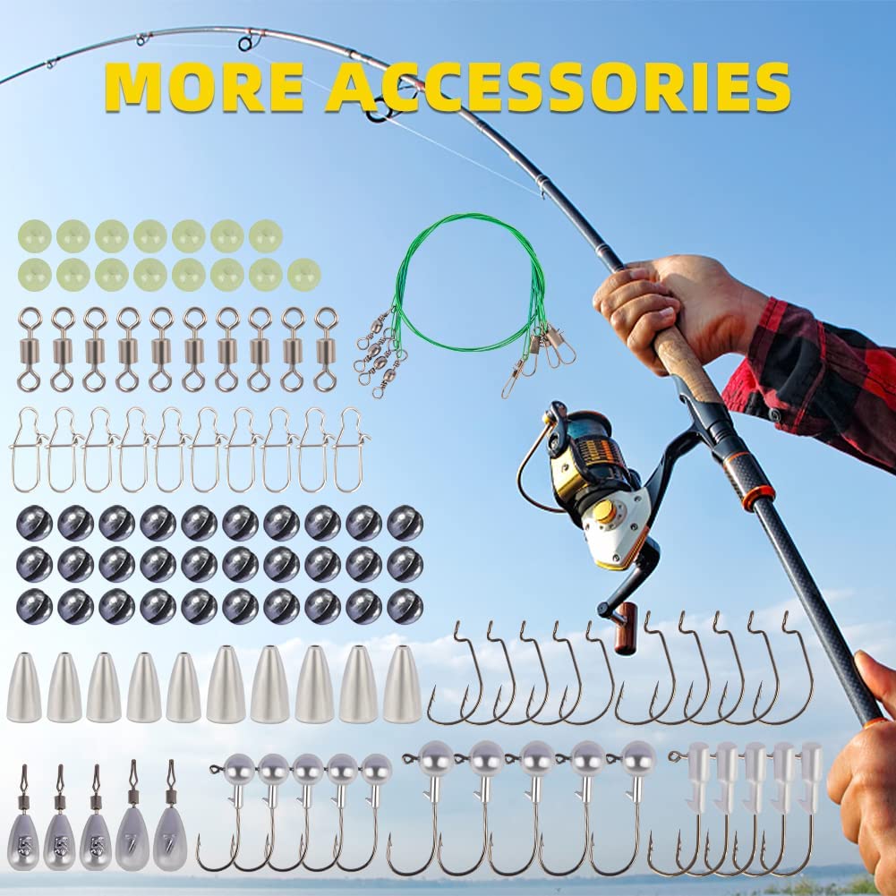 Fishing Lures Fishing Gear Tackle Box 302 fishing lures kit