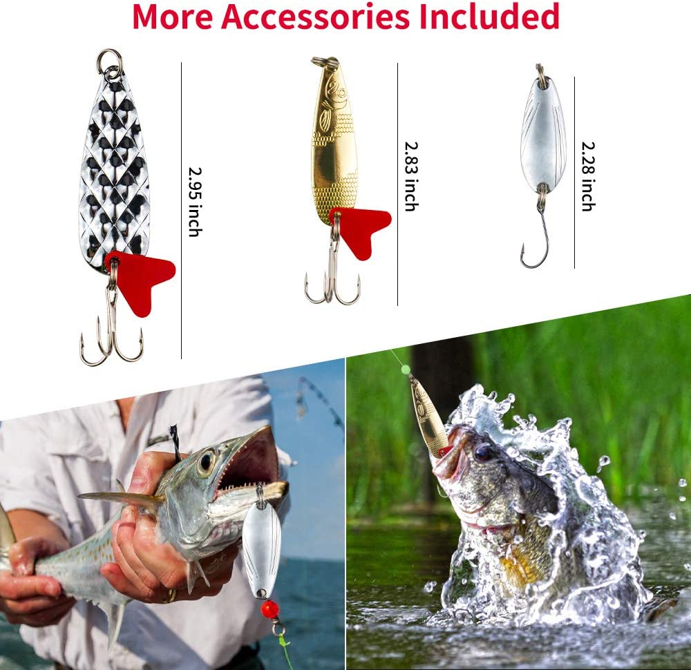 Fishing Lures Kit for Freshwater Bait Tackle Kit