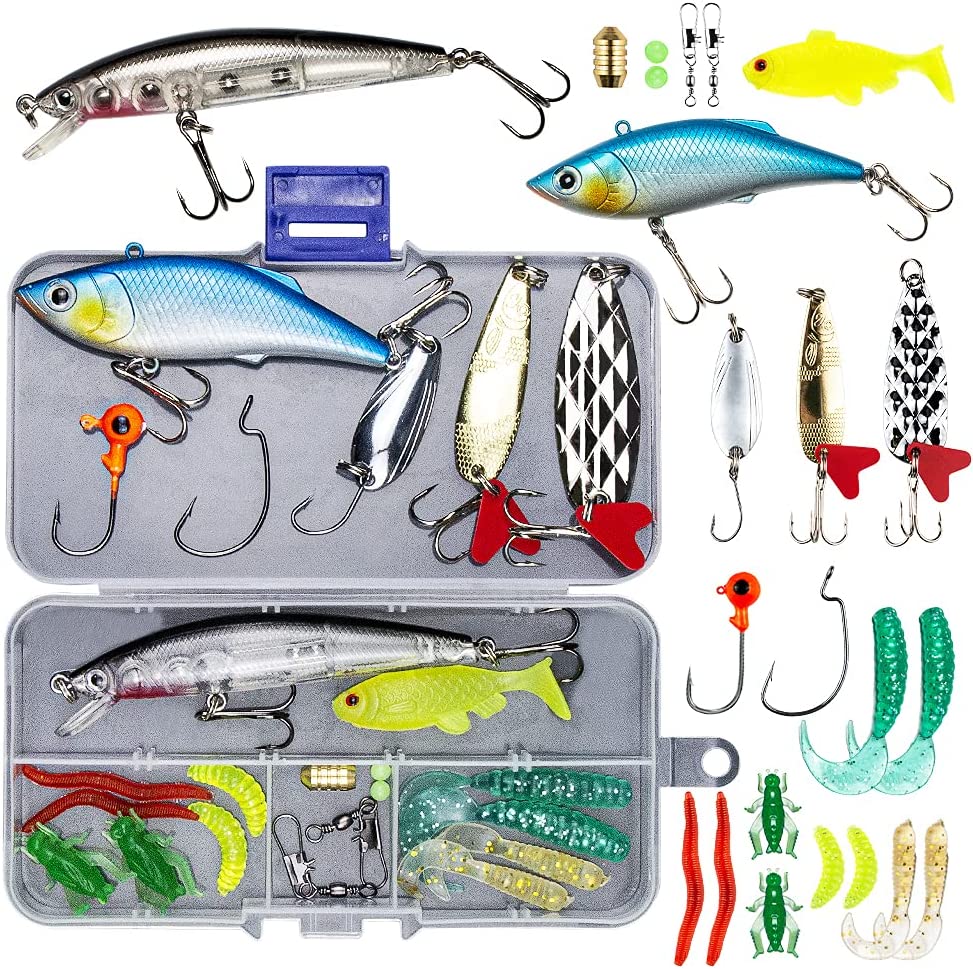 Fishing Lures Kit for Freshwater Bait Tackle Kit