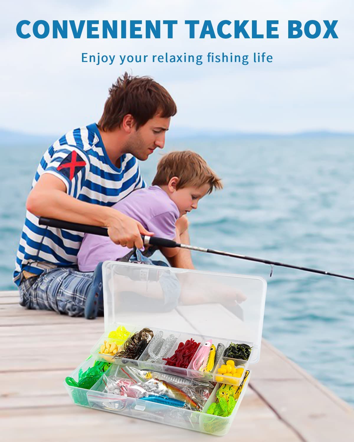 Fishing Lures Kit for Freshwater Bait Tackle Kit