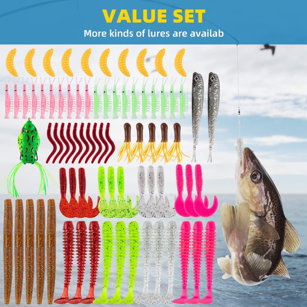 Fishing Lures Fishing Gear Tackle Box 302 fishing lures kit